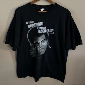 Muhammad Ali Brand Men's Black T-Shirt Size 2XL